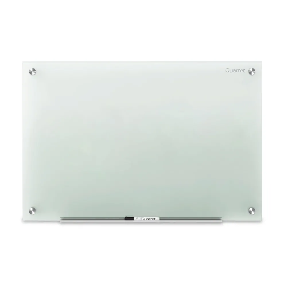Quartet 24 in. x 18 in. Infinity Glass Marker Board - Frost Surface