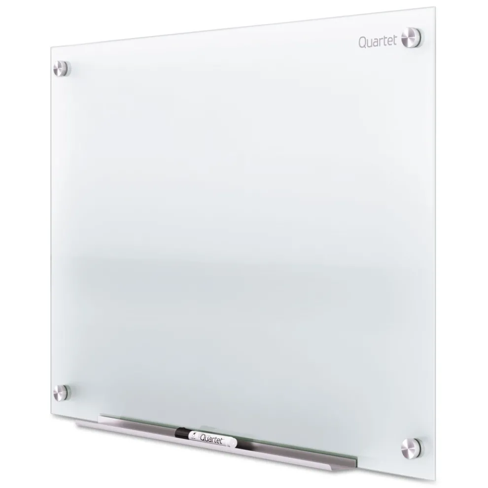 Quartet 24 in. x 18 in. Infinity Glass Marker Board - Frost Surface