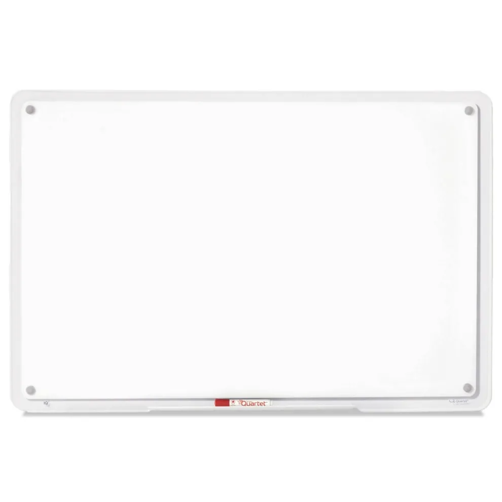 Quartet 36 in. x 23 in. iQ Total Erase Board - White/Clear Frame