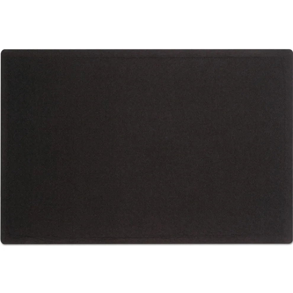 Quartet 48 in. x 36 in. Oval Office Fabric Board - Black Surface