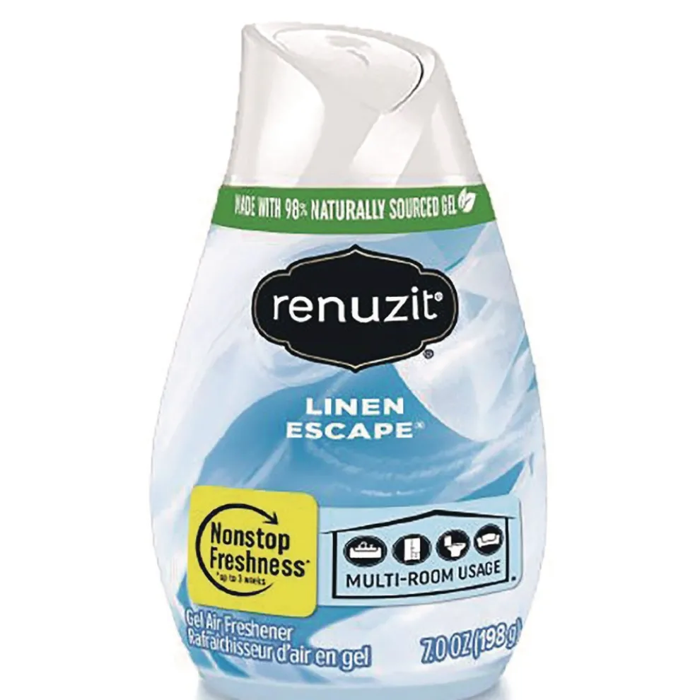 Renuzit 7 oz. Cone Adjustables Air Fresheners - Linen Escape (12/Carton)