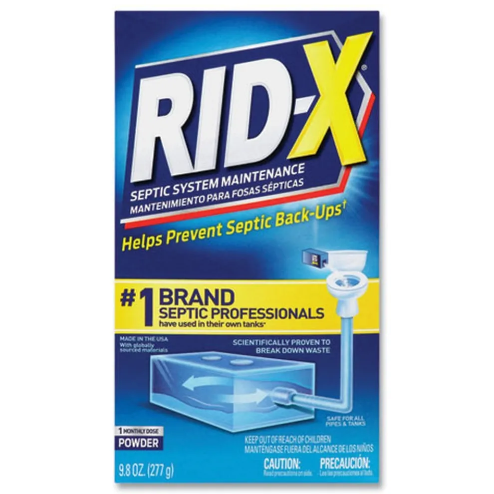 RID-X 9.8 oz. Septic System Treatment Concentrated Powder (12/Carton)