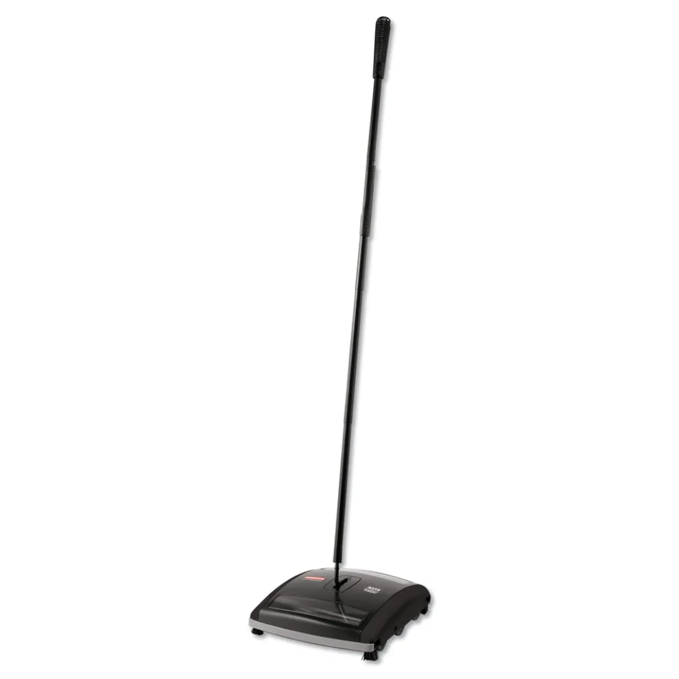 Rubbermaid Commercial 44 in. Handle Brushless Mechanical Sweeper - Black/Yellow