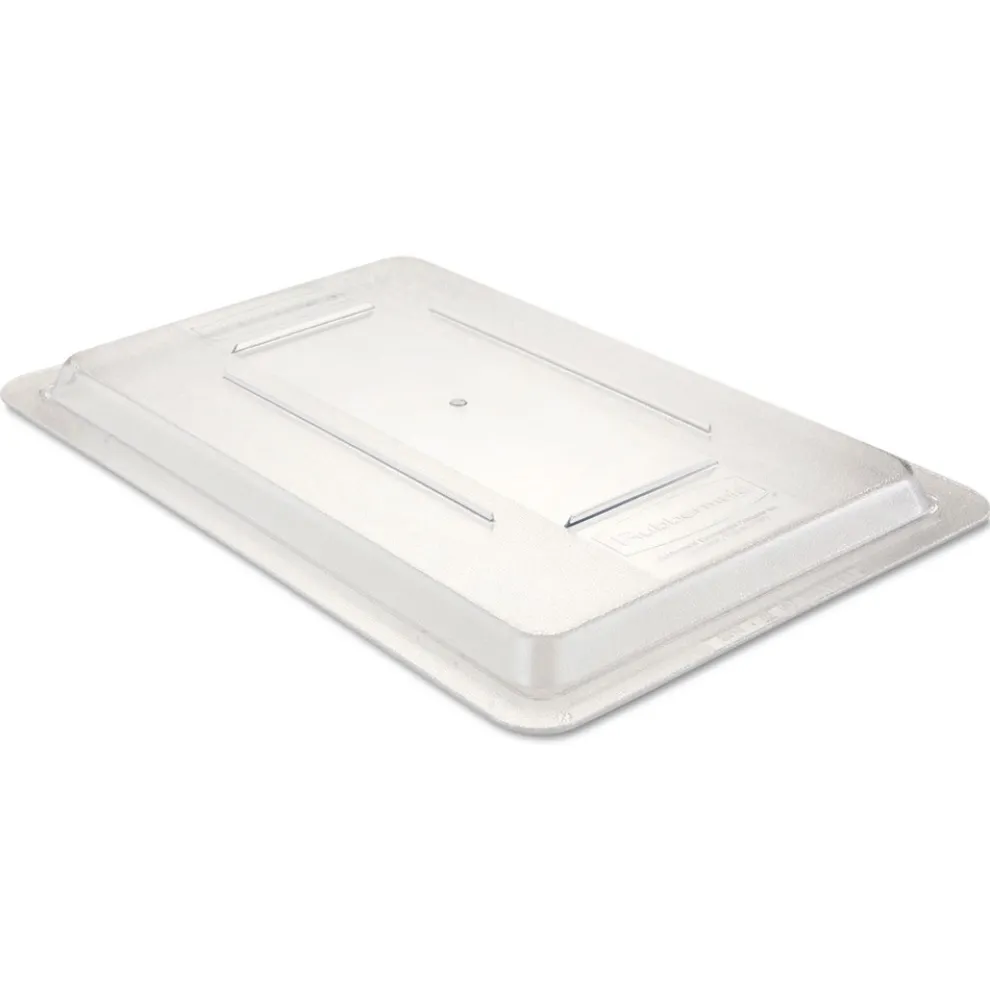 Rubbermaid Commercial 12 in. x 18 in. Food/Tote Box Lids - Clear