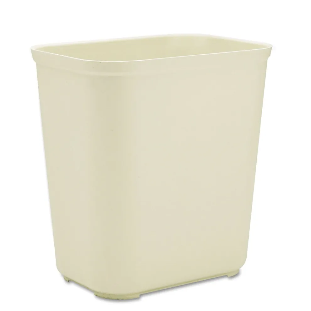 Rubbermaid Commercial 7 gal. Fiberglass Wastebasket - Beige