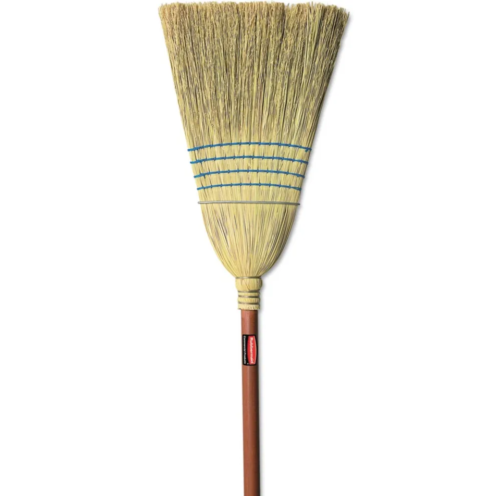 Rubbermaid Commercial 38 in. Corn-Fill Broom - Blue