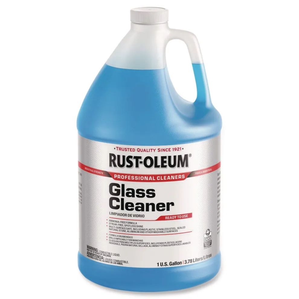 Rust-Oleum Professional Cleaners Glass Cleaner 1 gal Jug (4/Carton)