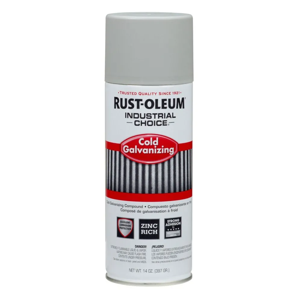 Rust-Oleum RST1685830CT Industrial Choice 14 oz Galvanizing Metallic Compound Spray (6/Carton)