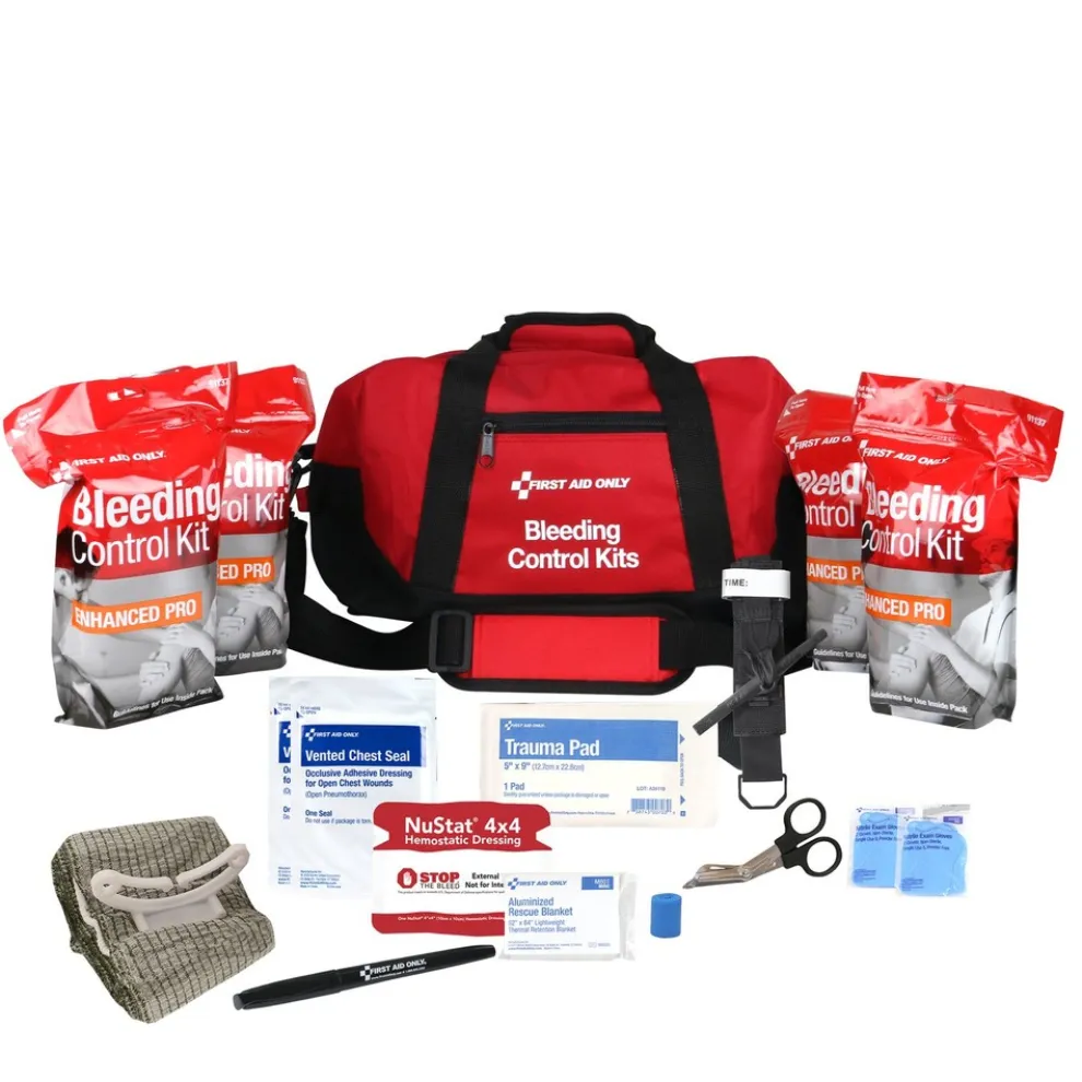 First Aid Only 60-Piece Bleeding Control Multiple Victim Bag