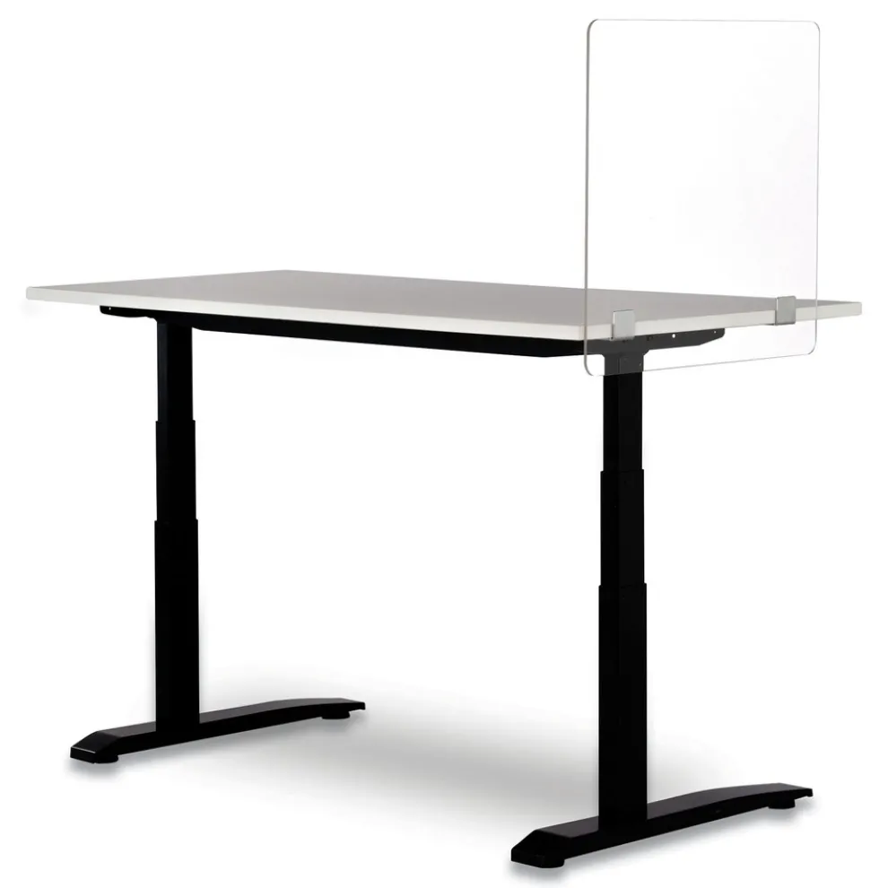 Safco 7515CL 23.5 in. x 2.5 in. x 23.5 in. Wellness Panel - Acrylic/Clear