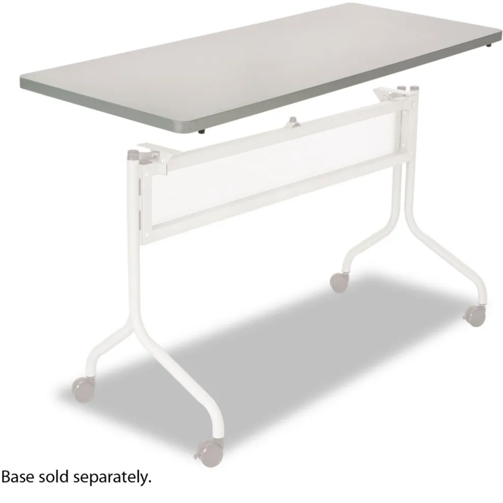 Safco Impromptu Series Mobile Training Table Top Rectangular 48w X 24d Gray