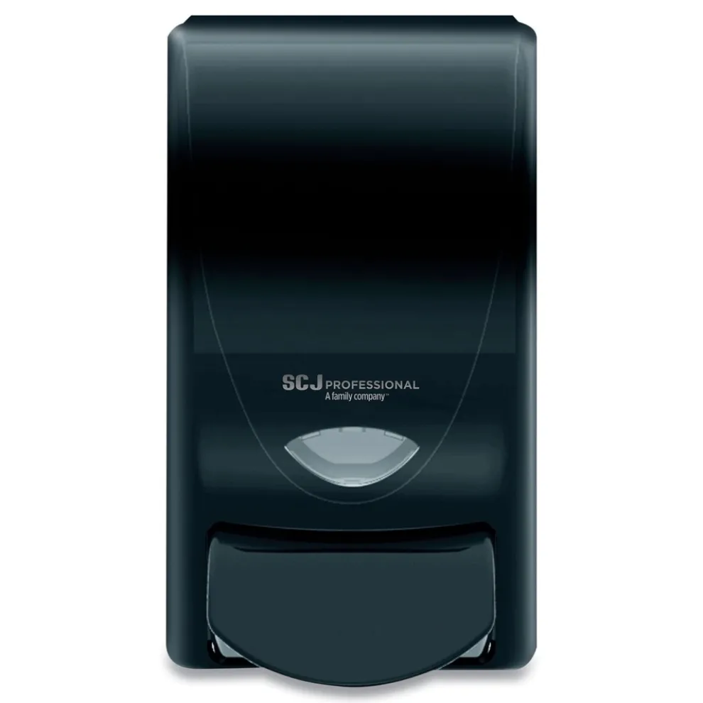 SC Johnson 4.61 in. x 4.92 in. x 9.25 in. 1 Liter Manual Skincare Dispenser - Black