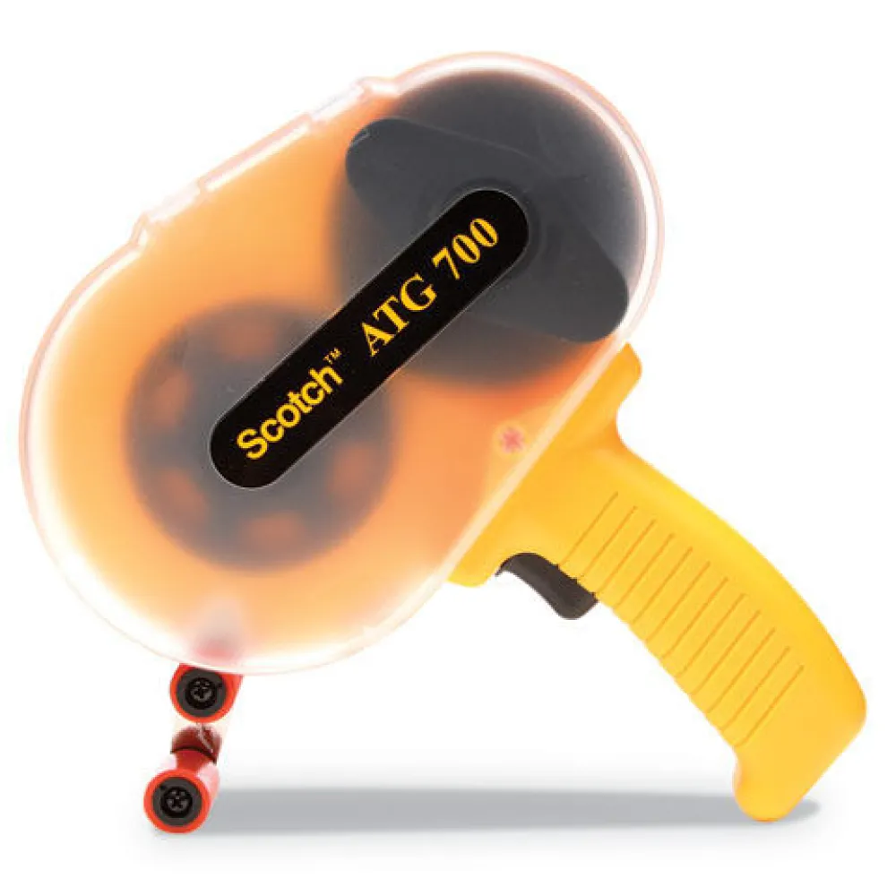 Scotch Adhesive Transfer Tape Applicator for Rolls Up to 0.5 to x 1,296 in. - Yellow
