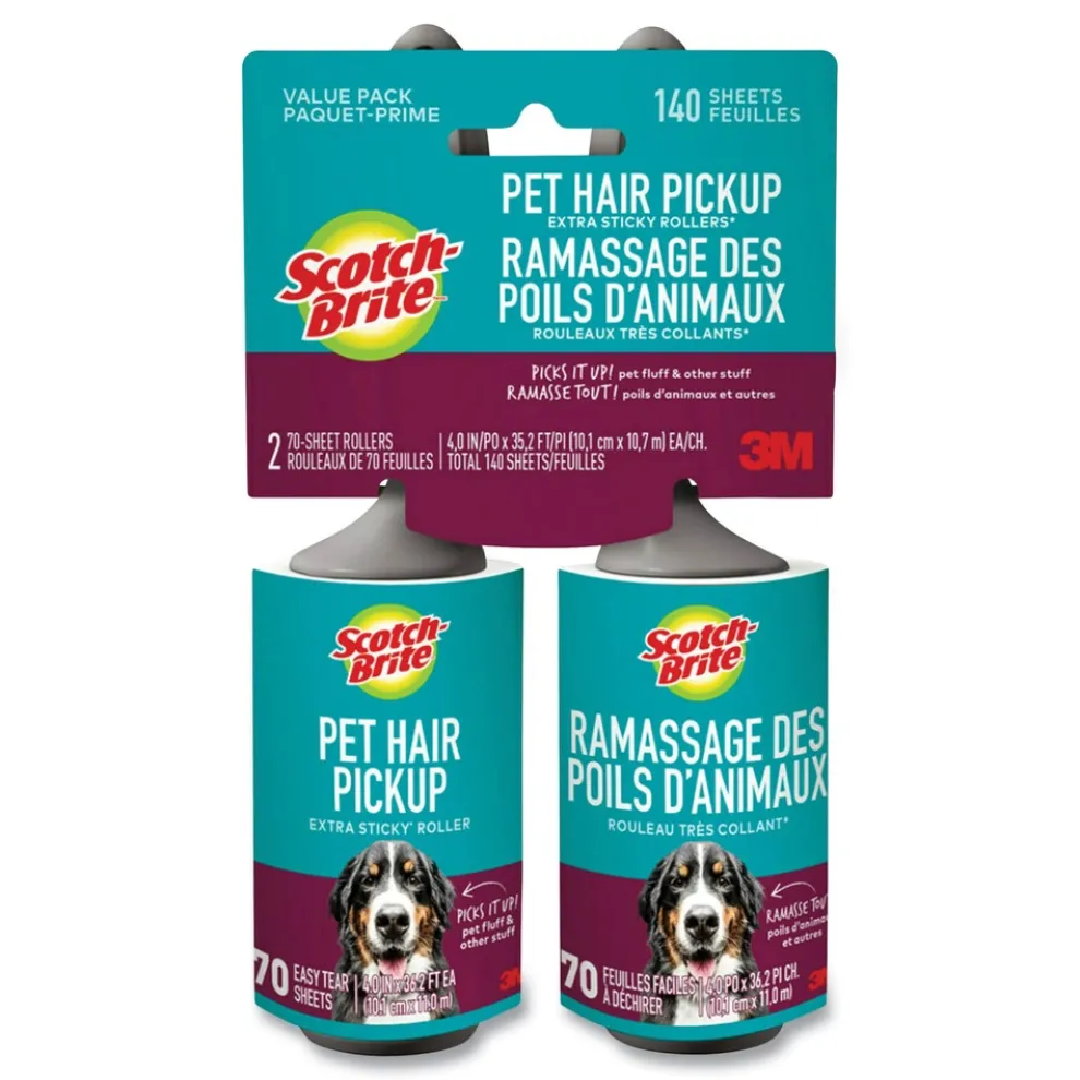 Scotch-Brite Pet Hair Pickup Lint Roller (2/Pack)