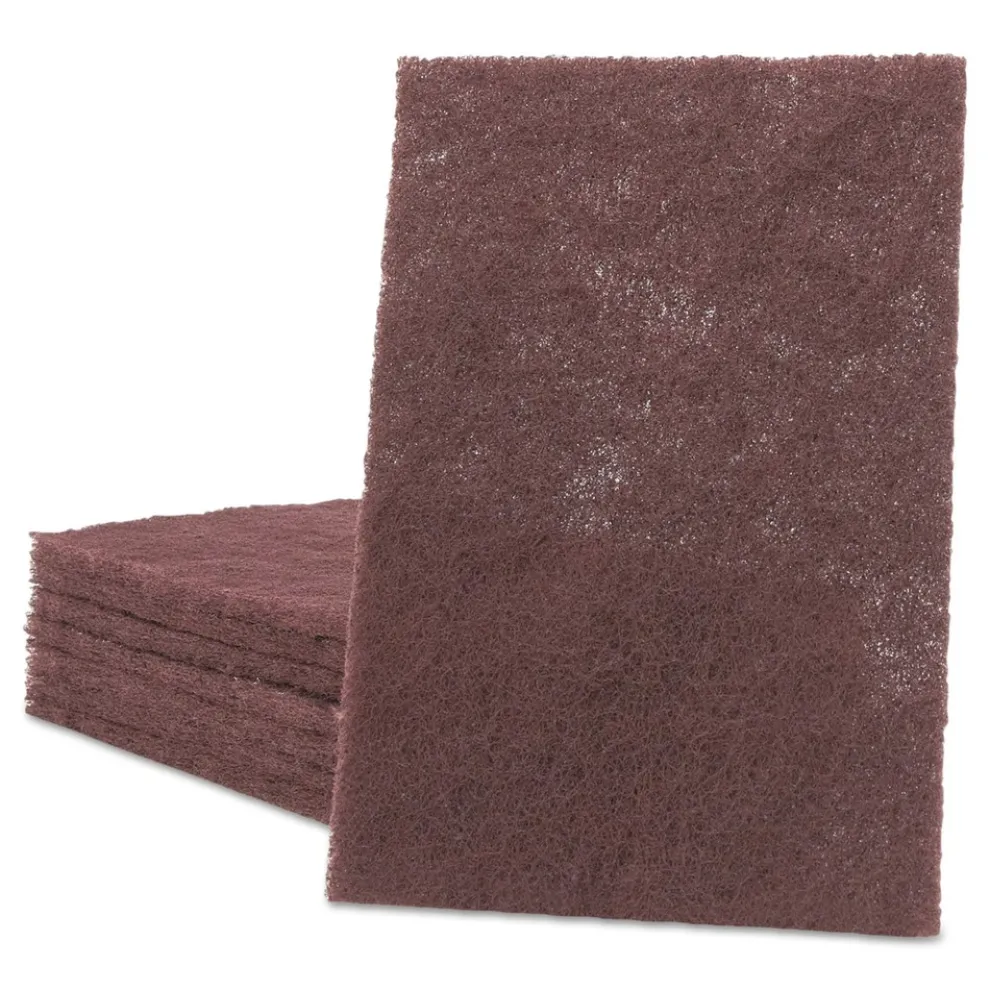 Scotch-Brite PROFESSIONAL 6 in. x 9 in. General Purpose Hand Pad - Maroon (60/Carton)