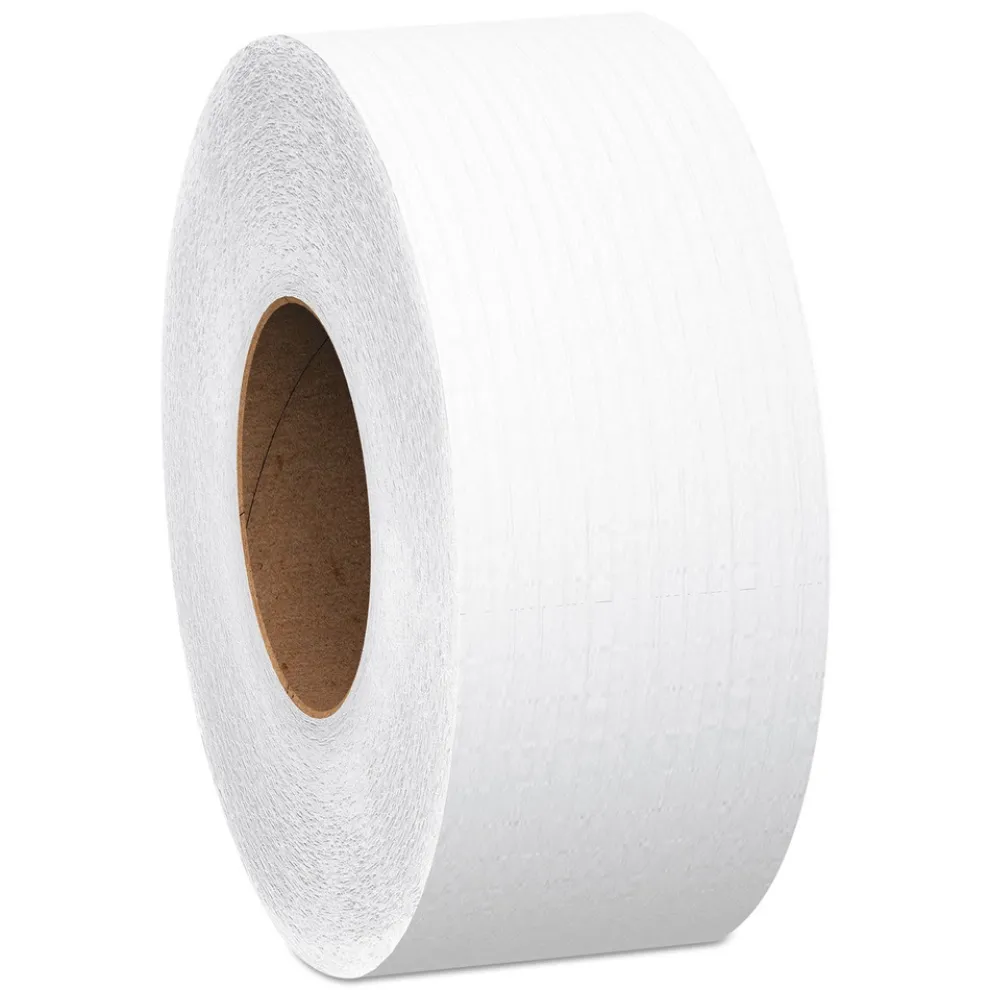 Scott 3.55 in. x 750 ft. 2-Ply Septic Safe Essential Extra Soft JRT - White (12/Carton)