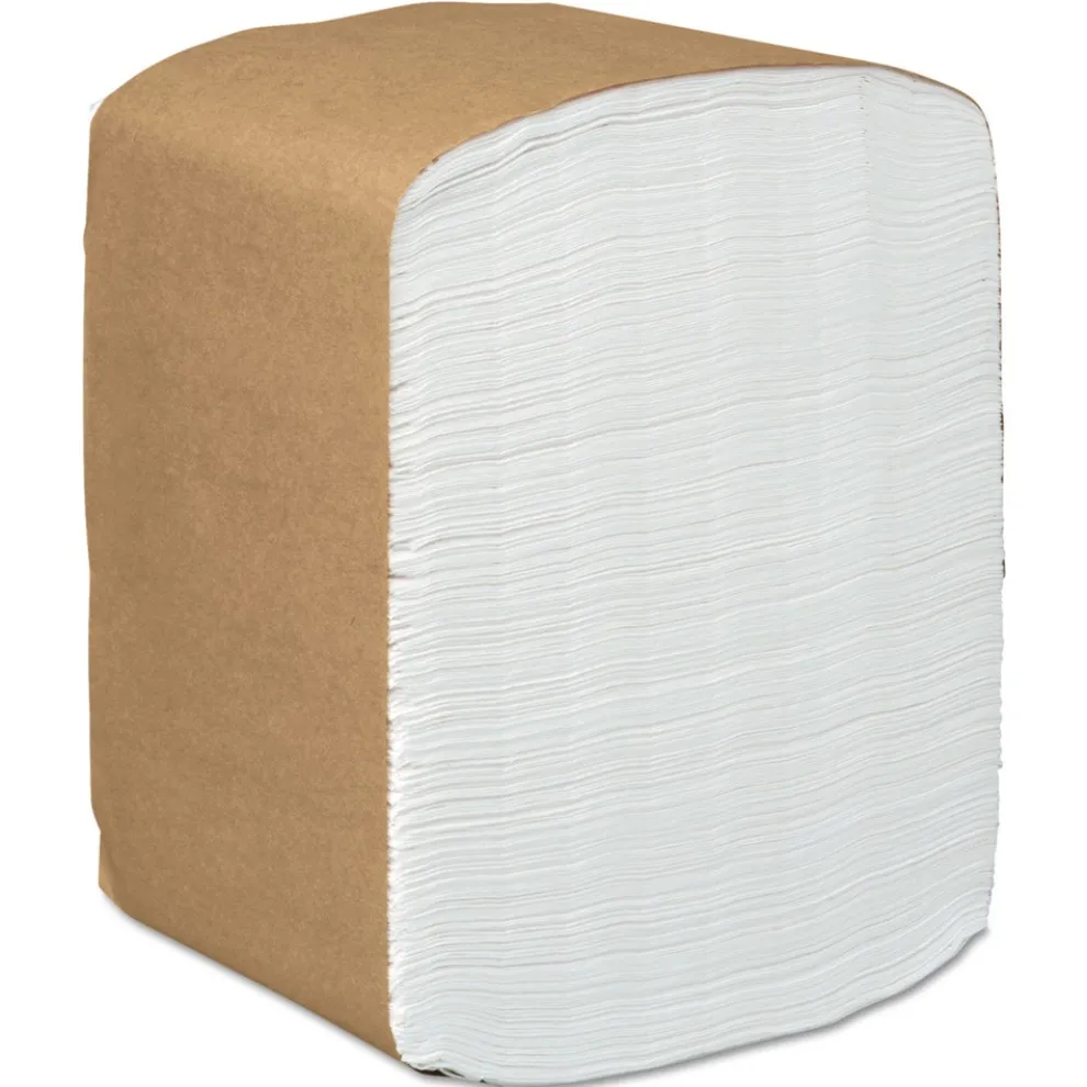 Scott 12 in. x 17 in. 1-Ply Full-Fold Dispenser Napkins - White (6000/Carton)