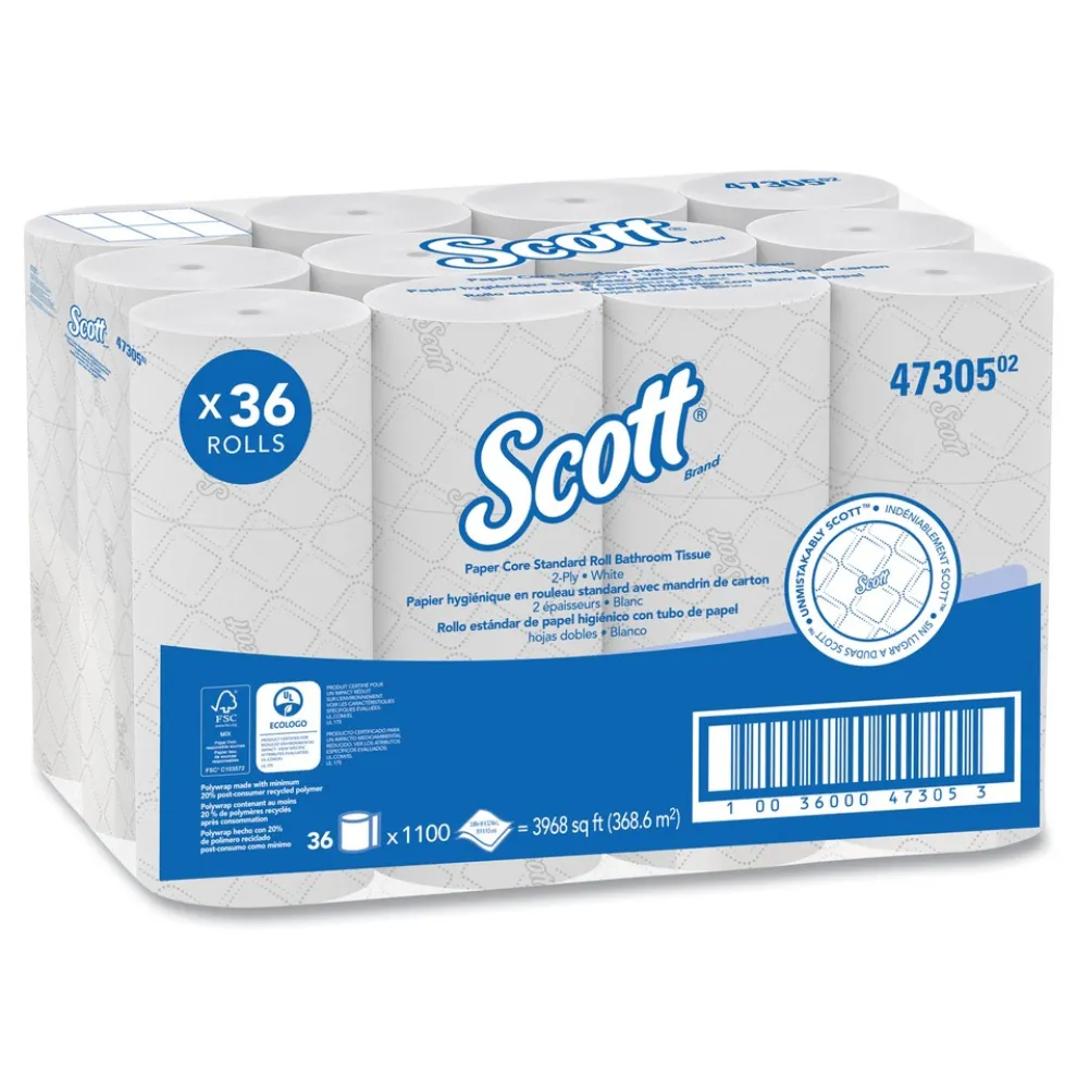 Scott 2-Ply Septic Safe Pro Small Core High Capacity/SRB Bath Tissue - White (36/Carton)