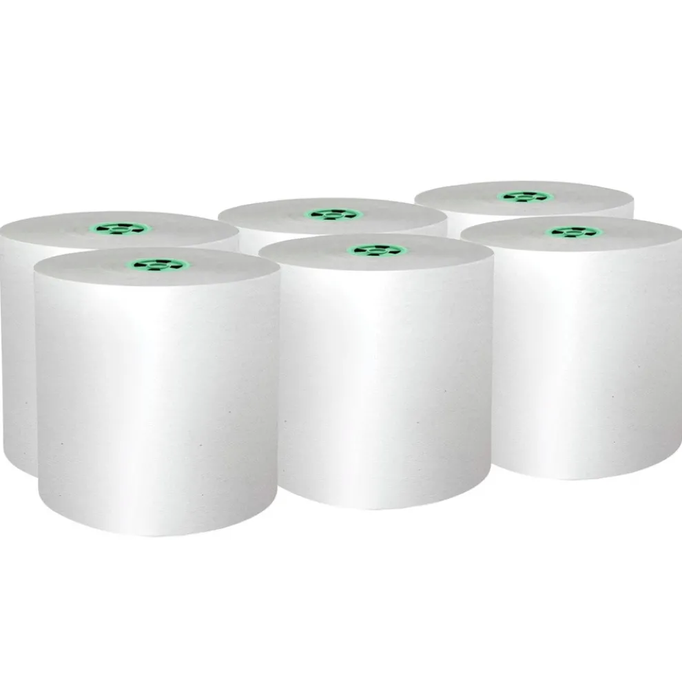 Scott Pro Hard Roll Paper Towels with Absorbency Pockets, for Scott Pro Dispenser, Green Core Only, 1-Ply, 7.5-in x 900 ft,6 Rolls/CT