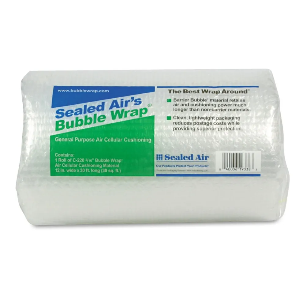 Sealed Air 12 in. x 30 ft. 0.19 in. Thick Bubble Wrap Cushioning Material (1 Roll)