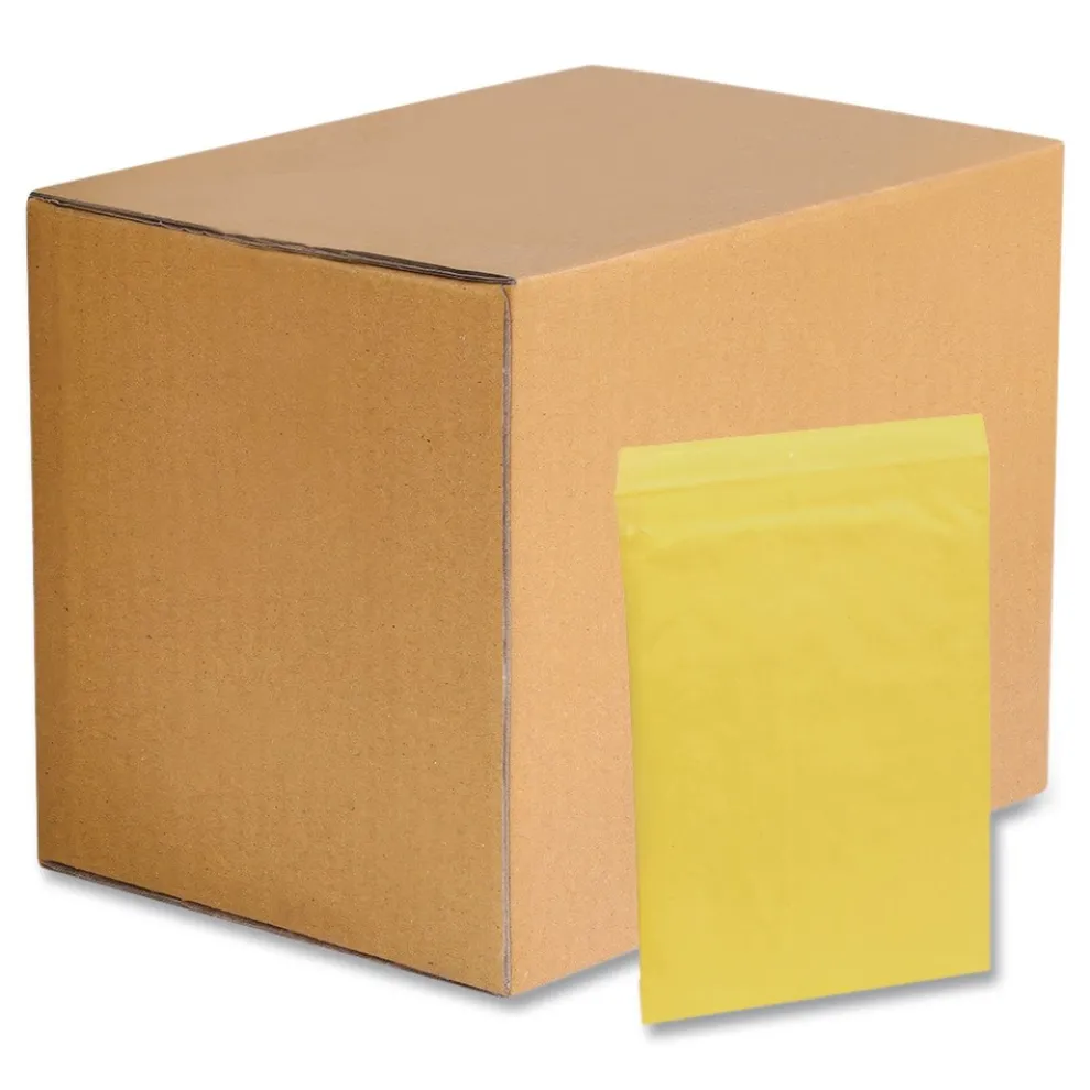 Sealed Air Jiffy #5 Paper Padding Self-Adhesive Closure 10.5 in. x 16 Padded Mailer - Golden Kraft (100/Carton)