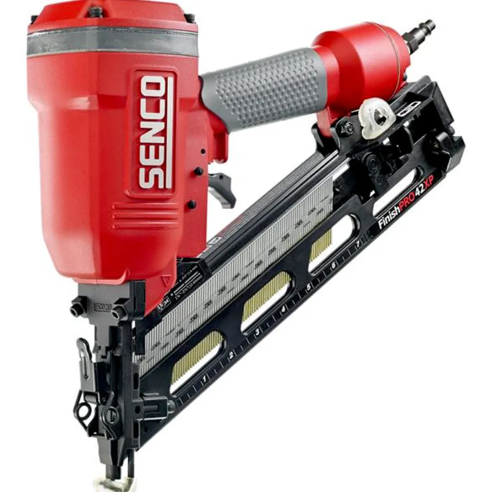 SENCO FinishPro 42XP FinishPro42XP XtremePro 15-Gauge 2-1/2 in. Oil-Free Angled Finish Nailer