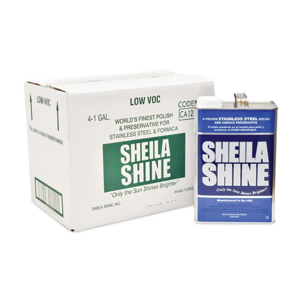 Sheila Shine 1 Gallon Can Low VOC Stainless Steel Cleaner and Polish (4/Carton)