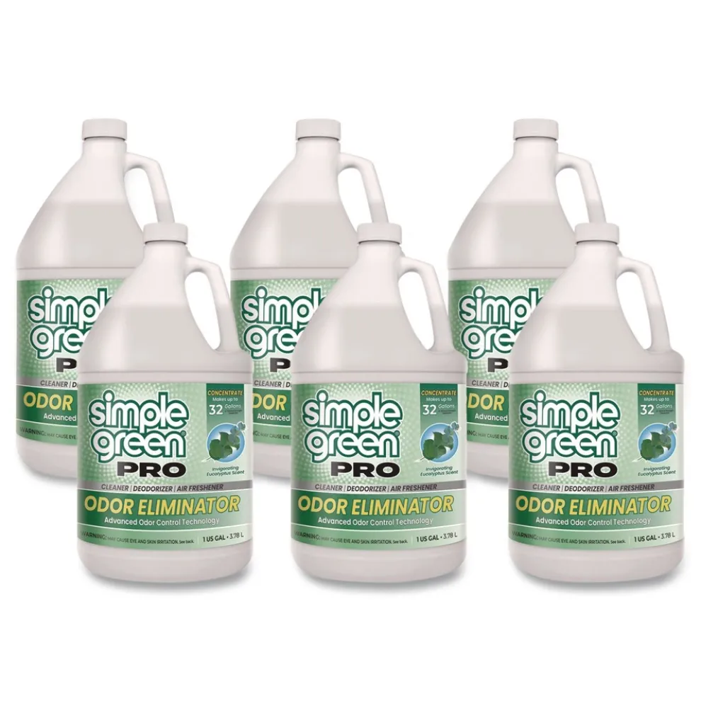 Simple Green 1 Gallon Pro Odor Eliminator - Eucalyptus Scent (6/Carton)