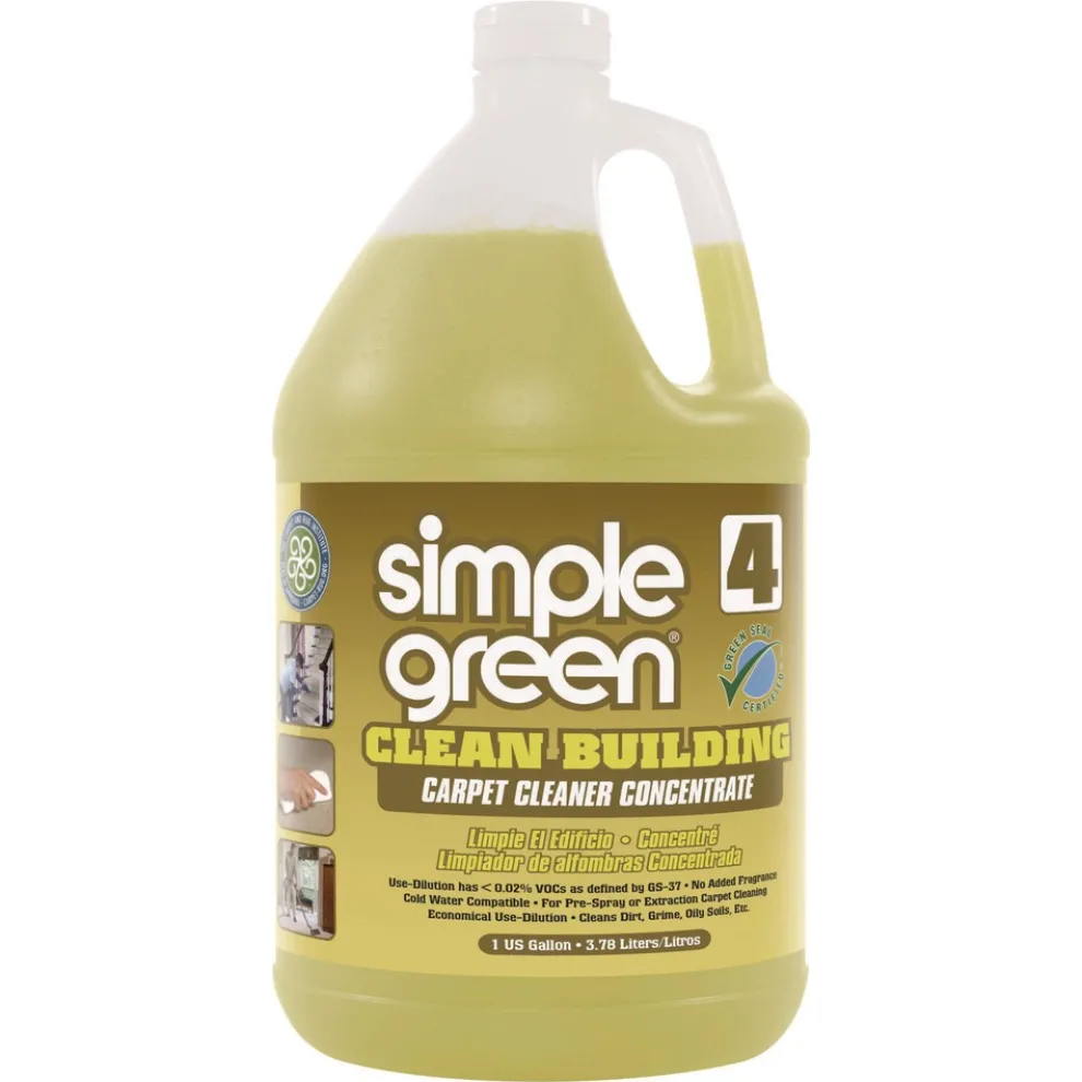 Simple Green 1 Gallon Bottle Unscented Clean Building Carpet Cleaner Concentrate