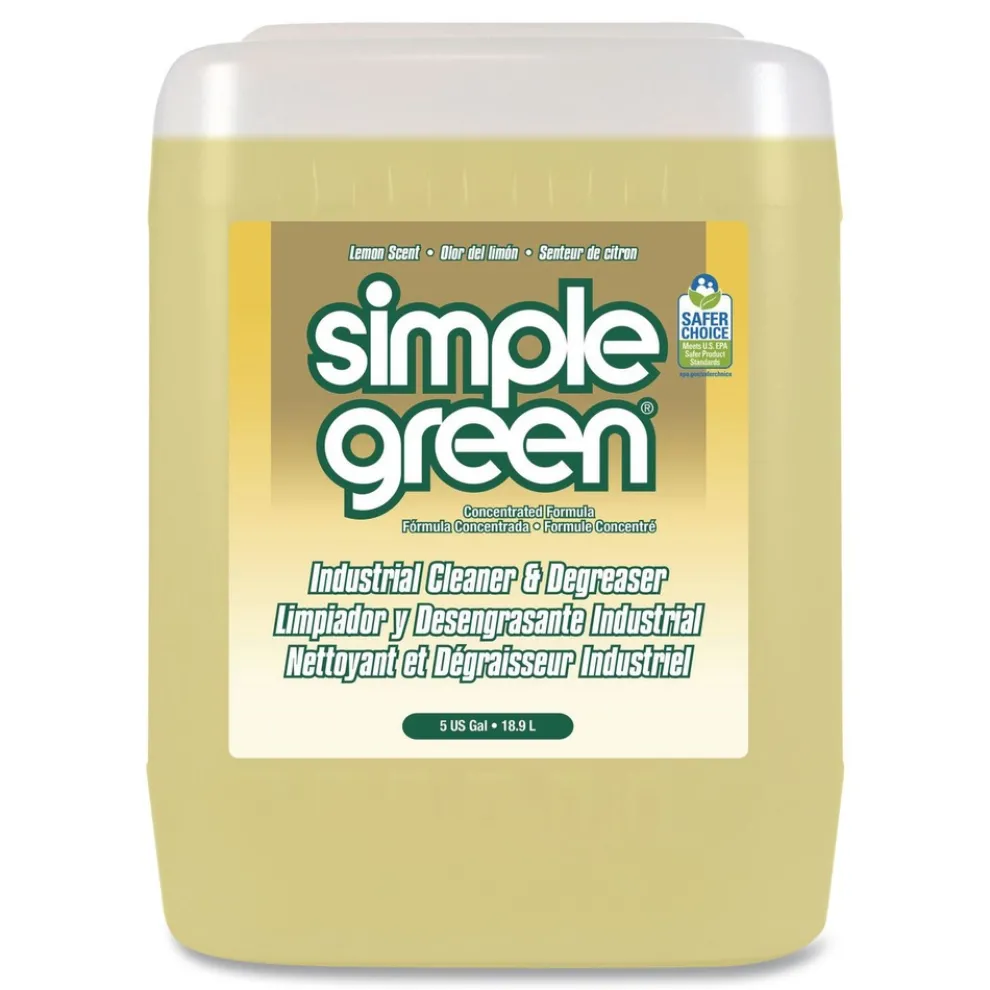 Simple Green 5 Gallon Industrial Cleaner and Degreaser - Lemon Scent