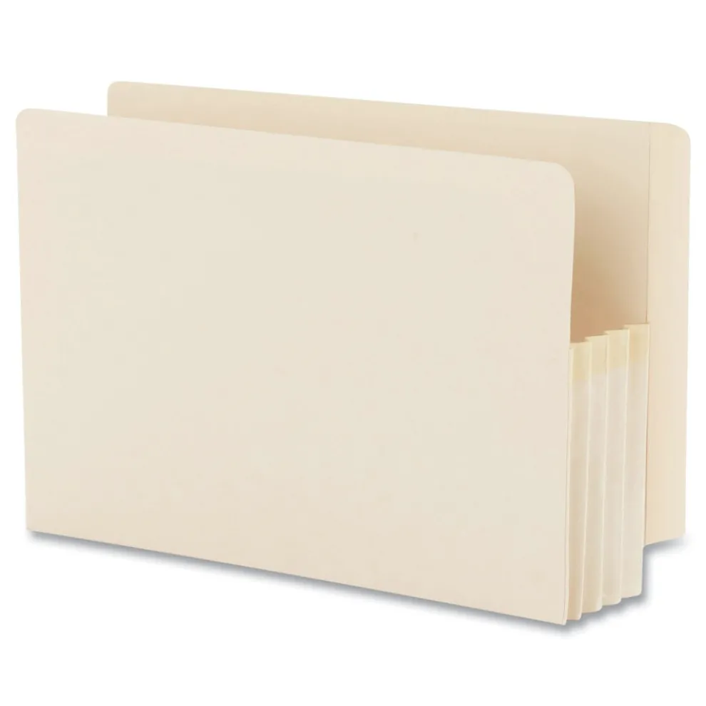 Smead 3.5 in. Expansion Manila End Tab File Pockets - Legal, Manila (25/Box)