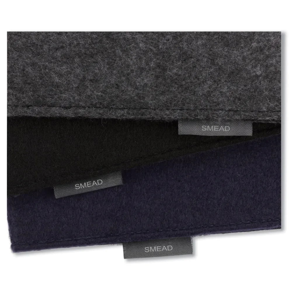 Smead 2 in. Expansion Letter Size Soft Touch Cloth Expanding Files - Dark Blue