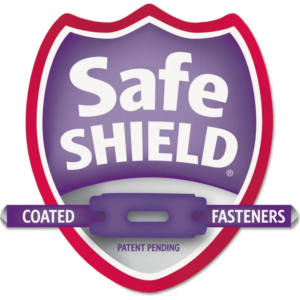 Smead 8 SafeSHIELD Fasteners 2/5-Cut Tabs 3 Dividers Letter Size Pressboard Classification Folders - Gray-Green (10/Box)