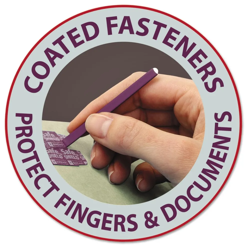 Smead 8 SafeSHIELD Fasteners 2/5-Cut Tabs 3 Dividers Letter Size Pressboard Classification Folders - Gray-Green (10/Box)