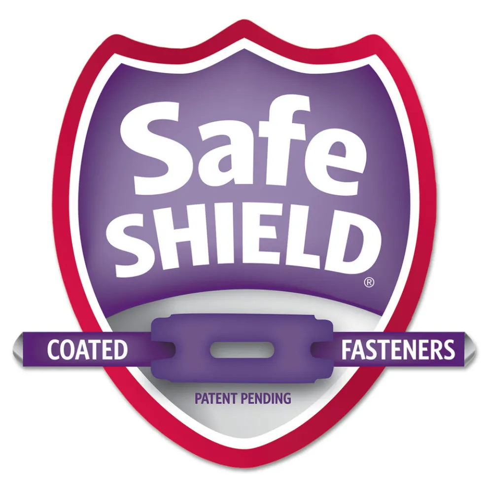 Smead 8 SafeSHIELD Fasteners 3 in. Expansion 3 Dividers Letter Size End Tab Pressboard Classification Folders - Red (10/Box)