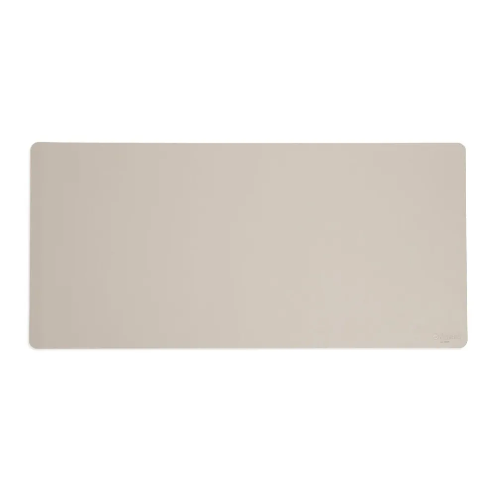 Smead 36 x 17 Vegan Leather Desk Pads - SandStone