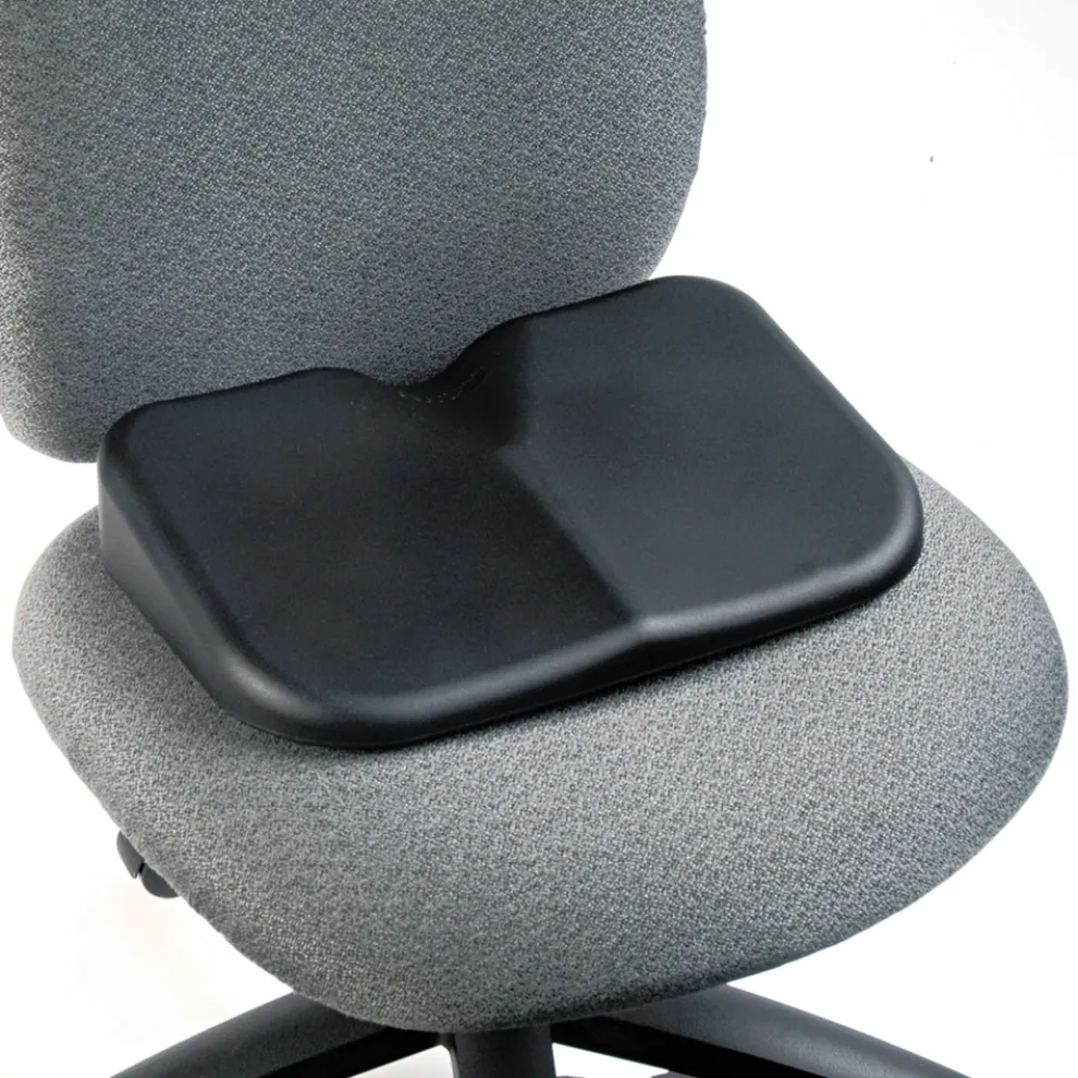 SoftSpot 15.5 in. x 10 in. x 3 in. Seat Cushion - Black