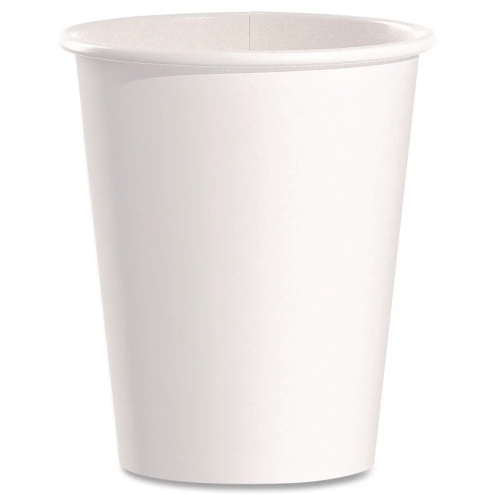 SOLO Paper Hot Cups 10 oz White 50/Pack