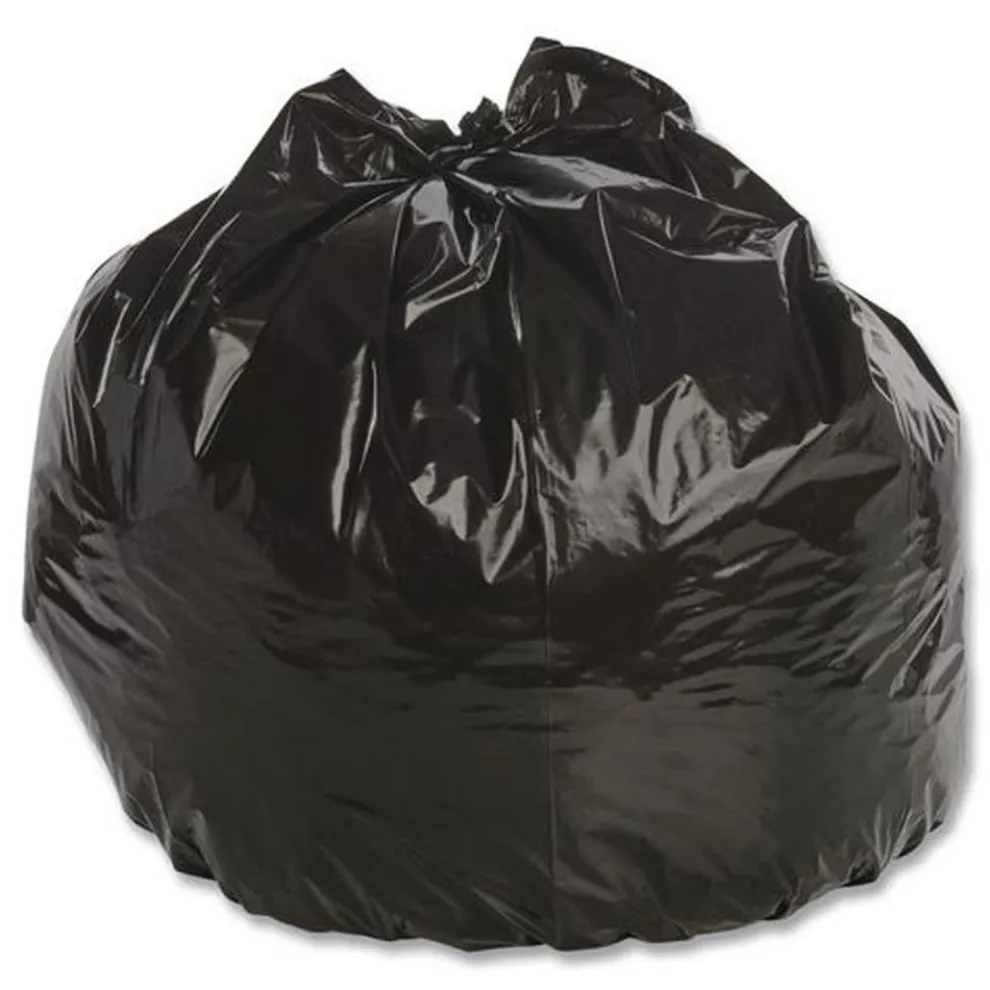 Stout by Envision 33 in. x 40 in. 1.3 mil. 33 Gallon Total Recycled Content Plastic Trash Bags - Brown/ Black (100/Carton)