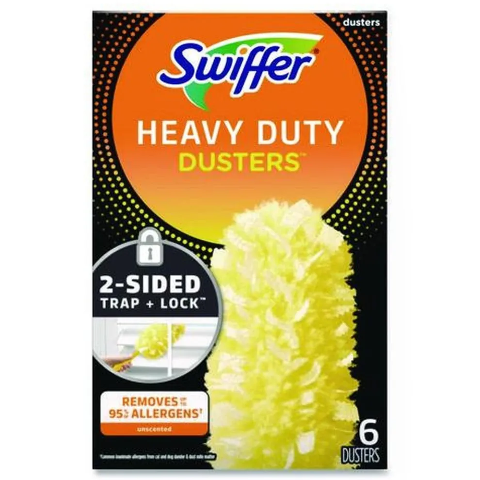 Swiffer Heavy Duty Dust Lock Fiber Dusters Refill (6/Box)