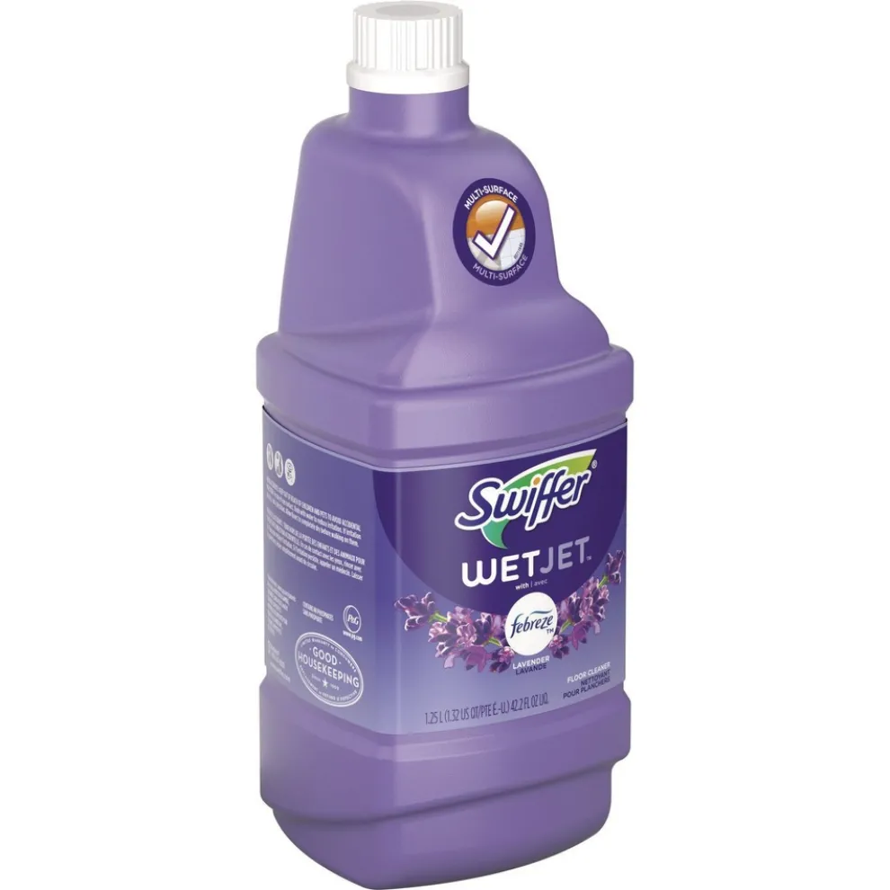 Swiffer WetJet 1.25 Liter System Cleaning-Solution Refill - Lavender Scent (4/Carton)