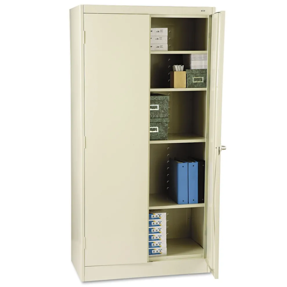 Tennsco 36 in. x 18 in. x 72 in. Unassembled High Standard Cabinet - Putty