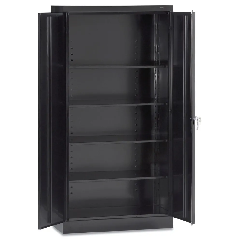 Tennsco 30 in. x 18 in. x 72 in. Assembled High Standard Cabinet - Black