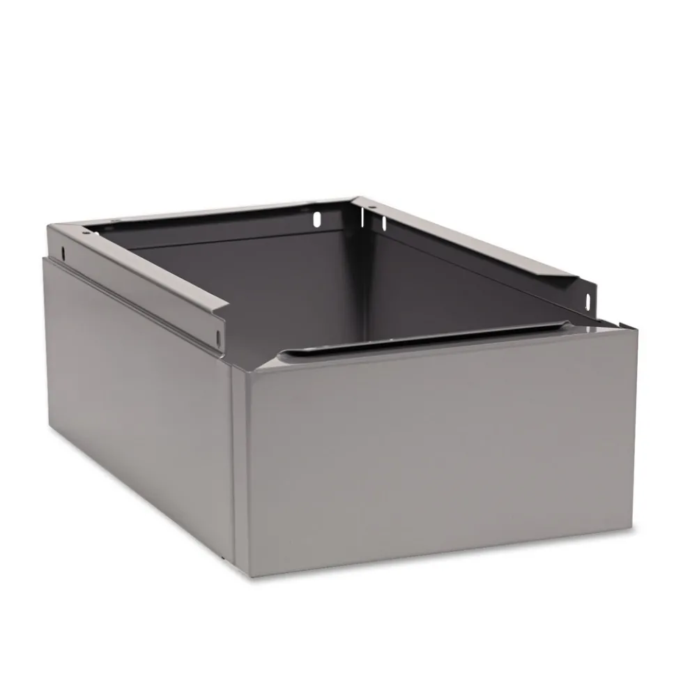 Tennsco 12 in. x 18 in. x 6 in. Optional Locker Base - Medium Gray