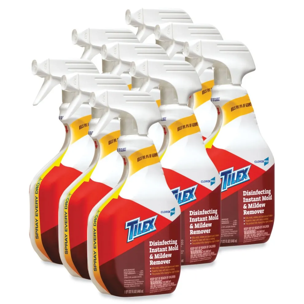 Tilex 32 oz. Smart Tube Spray Disinfects Instant Mildew Remover (9/Carton)