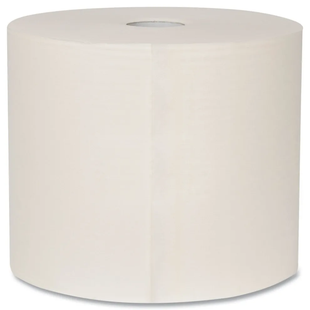 Tork 12.6 in. x 912.2 ft. 1-Ply Heavy-Duty Cleaning Cloth - White (1-Roll)