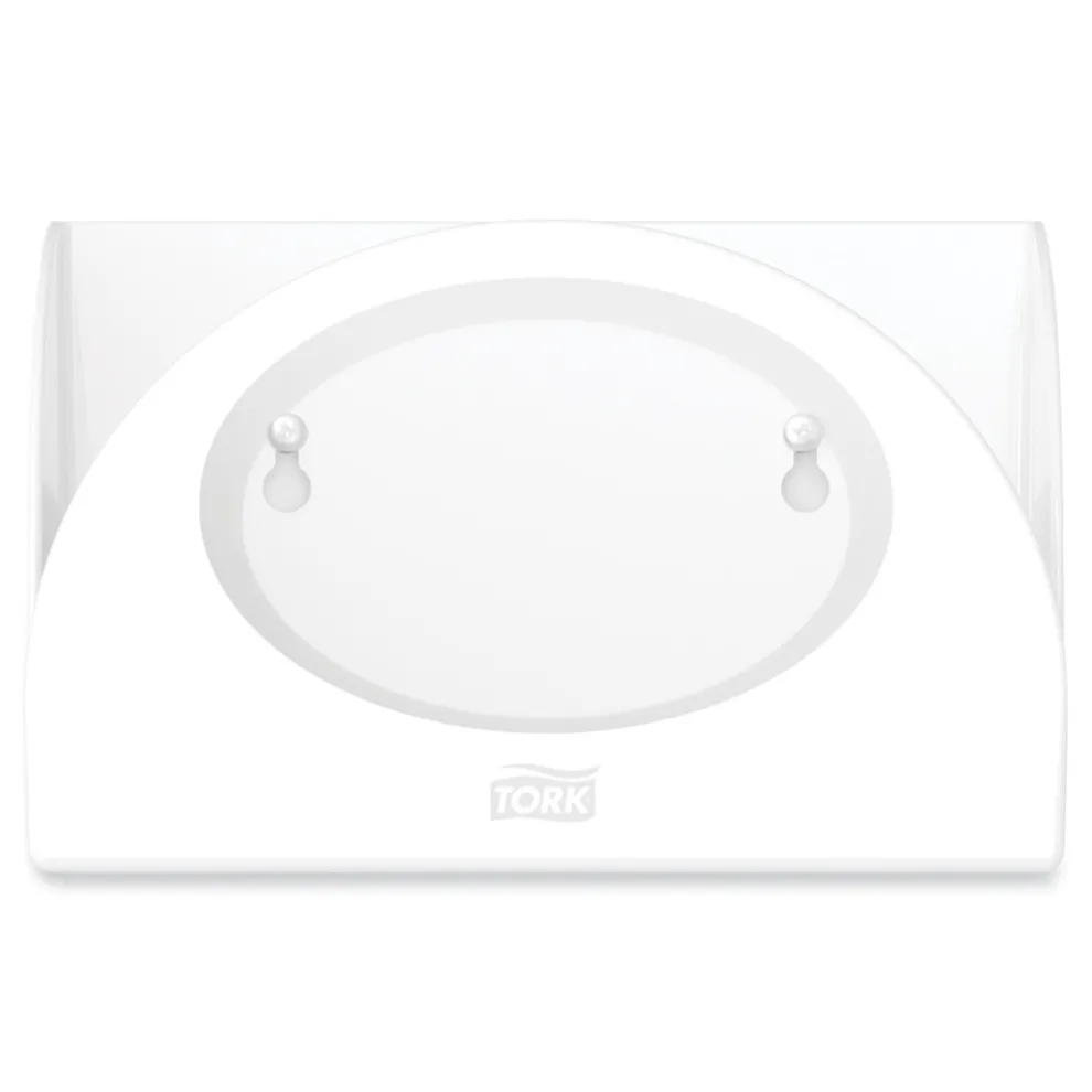 Tork 8.42 in. x 4.22 in. x 5.74 in. Small Bracket Wiper Dispenser - White