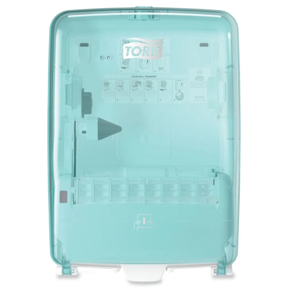 Tork 12.56 in. x 10.57 in. x 18.09 in. Washstation Dispenser - Aqua/White