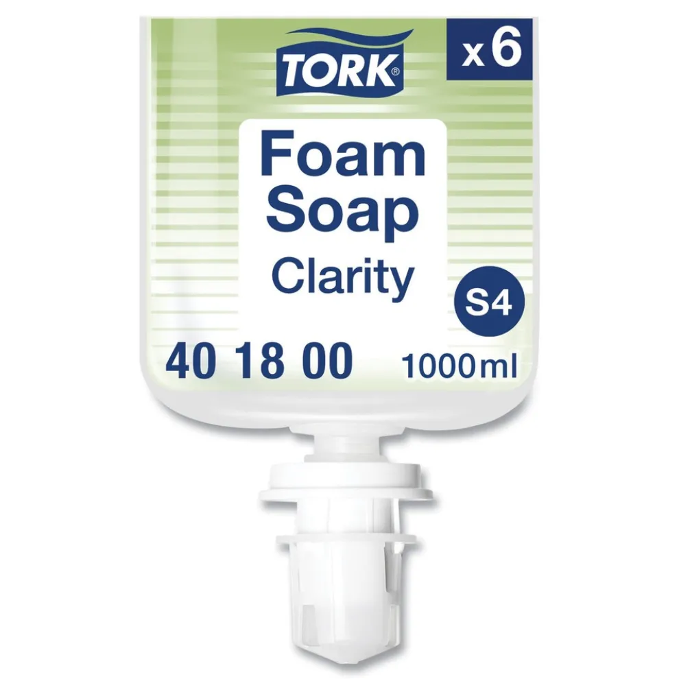Tork 401800 1L Refill Unscented Clarity Hand Soap - Clear (6/Carton)