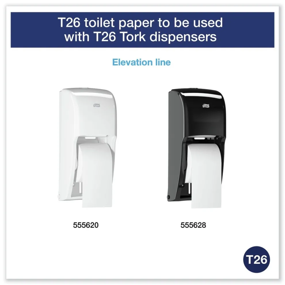 Tork 2-Ply Septic Safe Advanced High Capacity Bath Tissue - White (36/Carton)